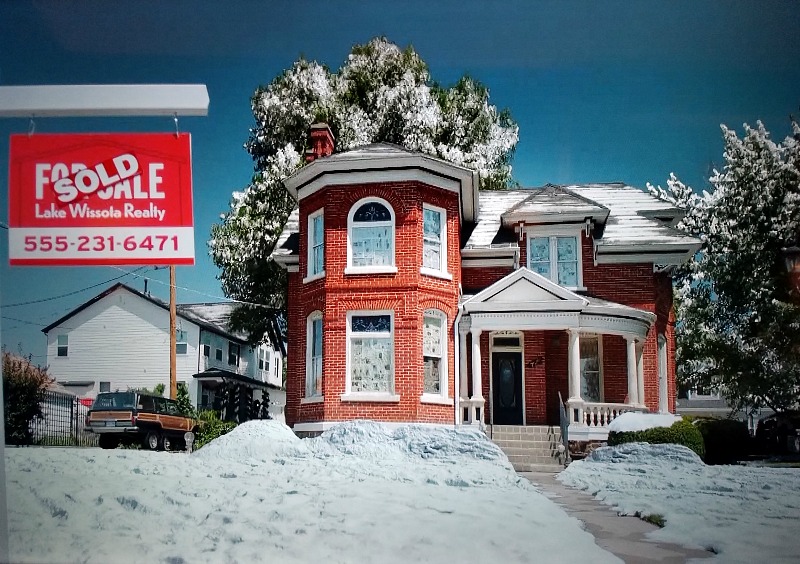 Holly & Ivy Hallmark Christmas Movie House For Sale Sign