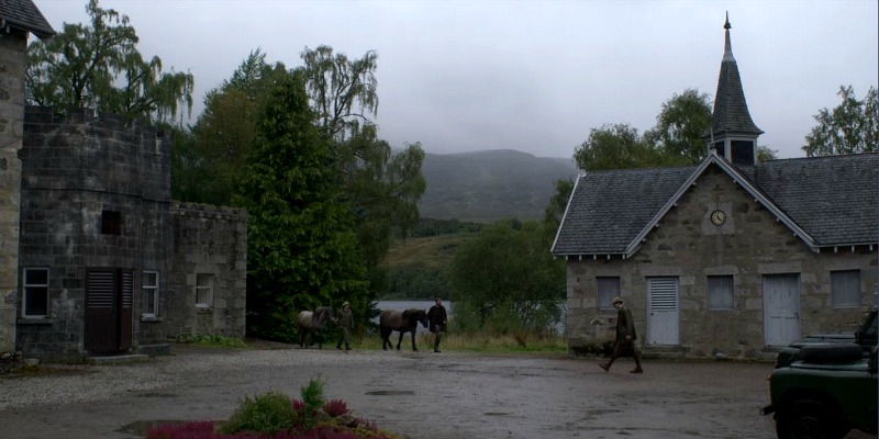 stables in The Balmoral Test episode The Crown