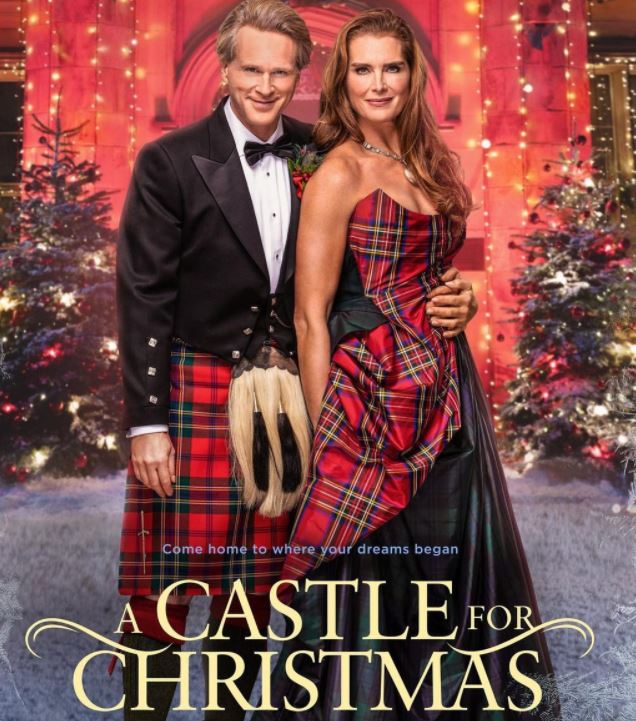 movie poster for A Castle for Christmas Netflix movie Cary Elwes Brooke Shields