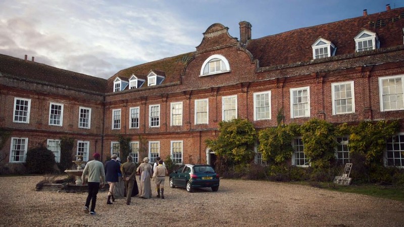 Button House in Ghosts UK sitcom exterior