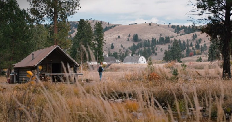 cabin on Dutton Ranch Yellowstone