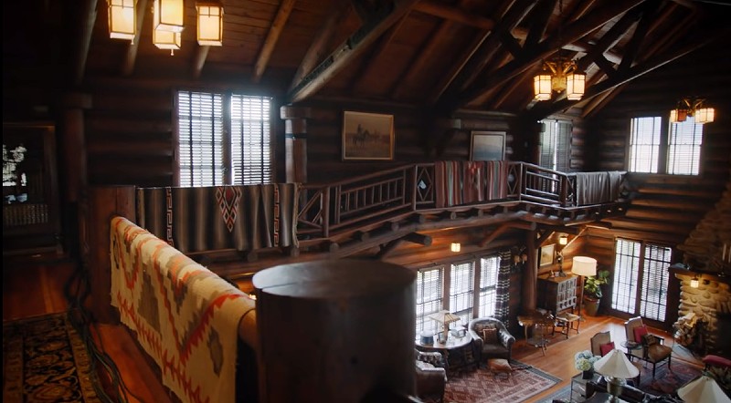 real great room log home chief joseph ranch